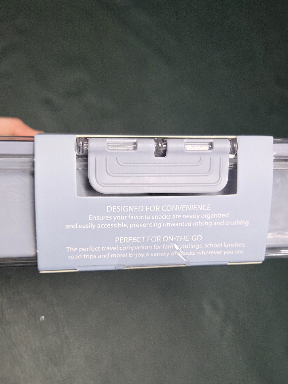**Nwt- Perfect On-The-Go Snackle Box - Clear 8-Compartment** - Picture 5 of 8
